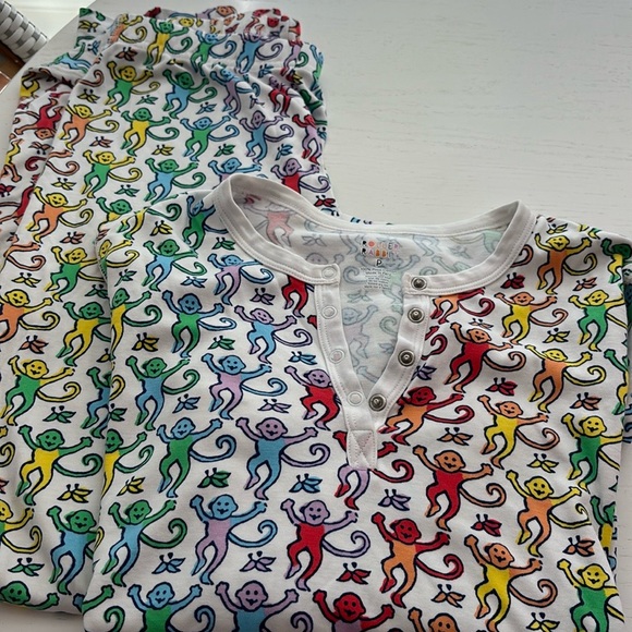 Roller Rabbit woman’s Petite disco monkey print set - Picture 6 of 6